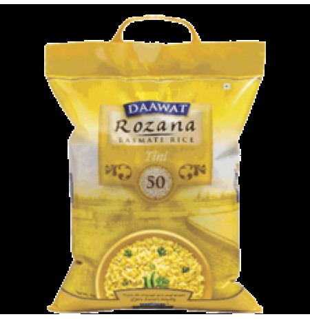DAAWAT ROZANA BASMATI RICE TINI 50,10KG